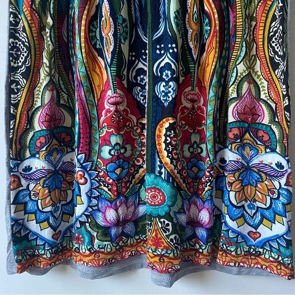 Desigual Sleeveless Scoop Neck Geometric Print Dress Size XL - Picture 7 of 15